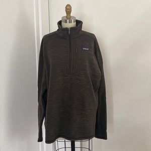 Brown and Gray Patagonia Men’s size Large Quarter Zip